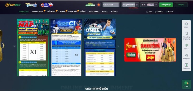 ONBET hỗ trợ 24/7